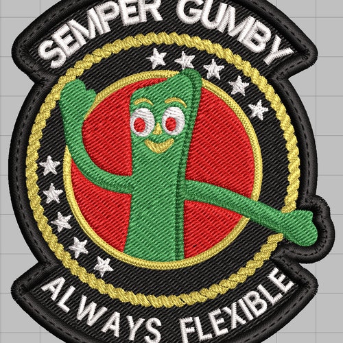 Semper Gumby Embroidered Morale Patch With Hook and Loop Etsy
