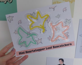 Heartstopper Mini Leaf Window Suncatchers