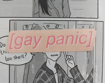 Heartstopper Gay Panic Waterproof Sticker