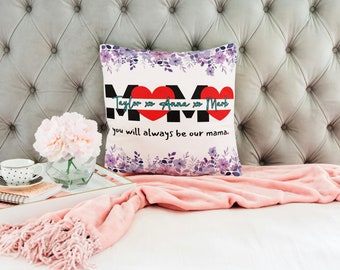 Mama - Mom - Mother's Day Gift Personalized Square Pillow