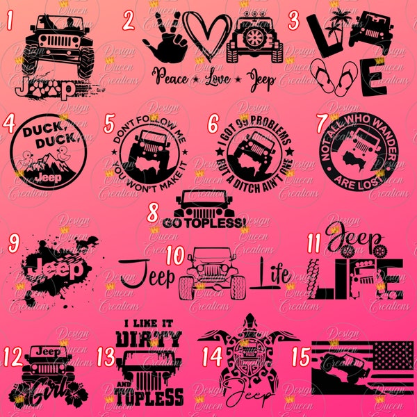Jeep Stickers Etsy
