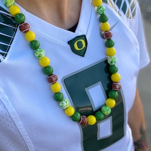 Football Team Beaded Necklace