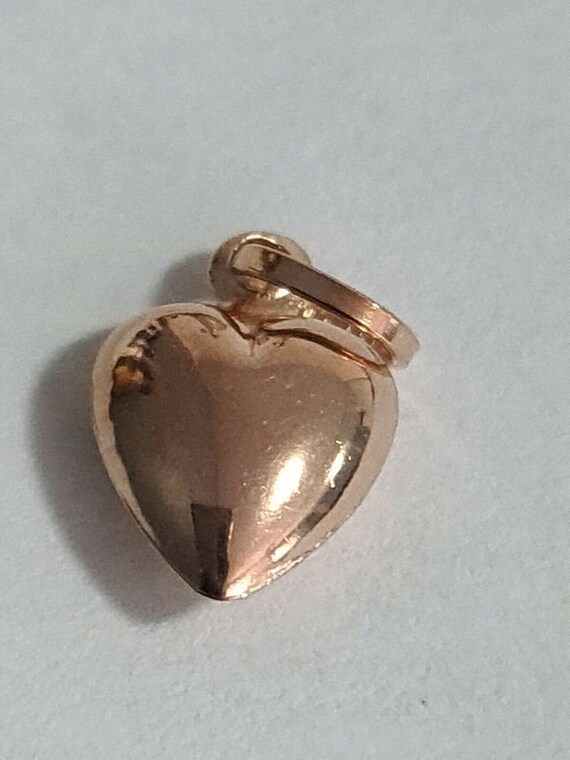 9ct gold heart charm best sale