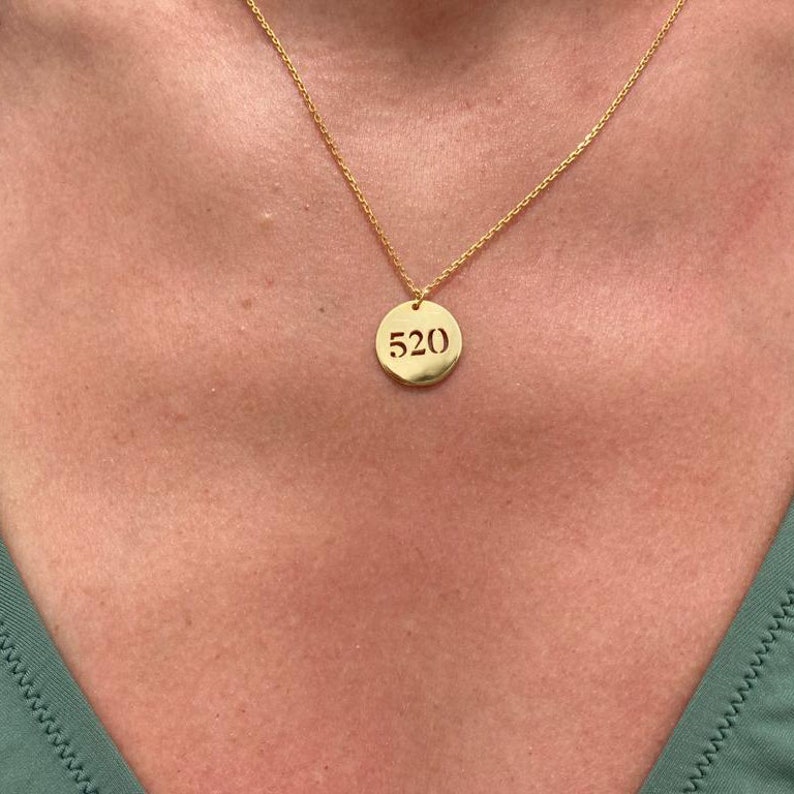 444 Angel Number Necklace 925 Sterling Silver Healing Numbers Etsy