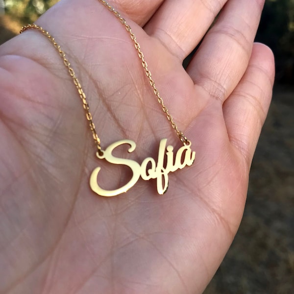 IN STOCK The Sofia Necklace in Gold Clear - Tova main image 0
