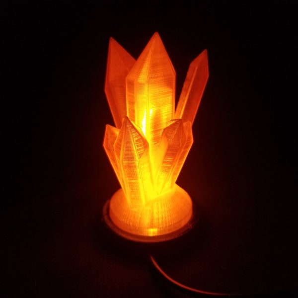 Crystal Lamp - Etsy