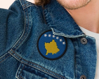 Kosovo Flag Embroidered Patches