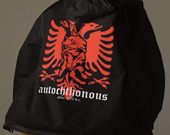 Skanderbeg Albanian Unisex lightweight zip up windbreaker