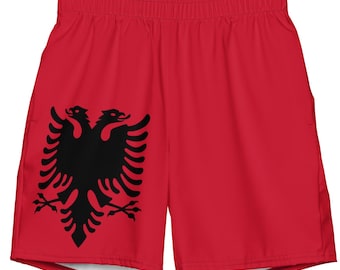 Albanian Eagle | Albanian Flag | Swim Trunks | Albanian swimming shorts | Beach shorts