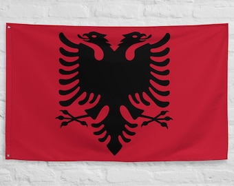 Albanian Flag | Flamuri Shqiptar Kuq E Zi