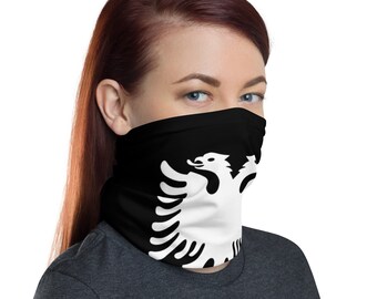 Unisex Albanian Flag Neck Gaiter | Face mask | Stylish face cover