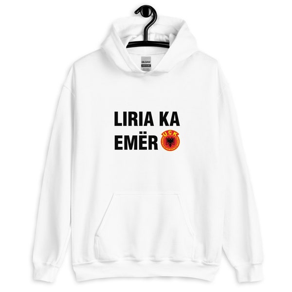 Liria Ka Emer Kosovo - Albania Unisex Hoodie