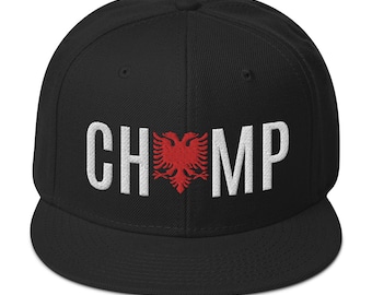 Albanian CHAMP Snapback embroidered Hat