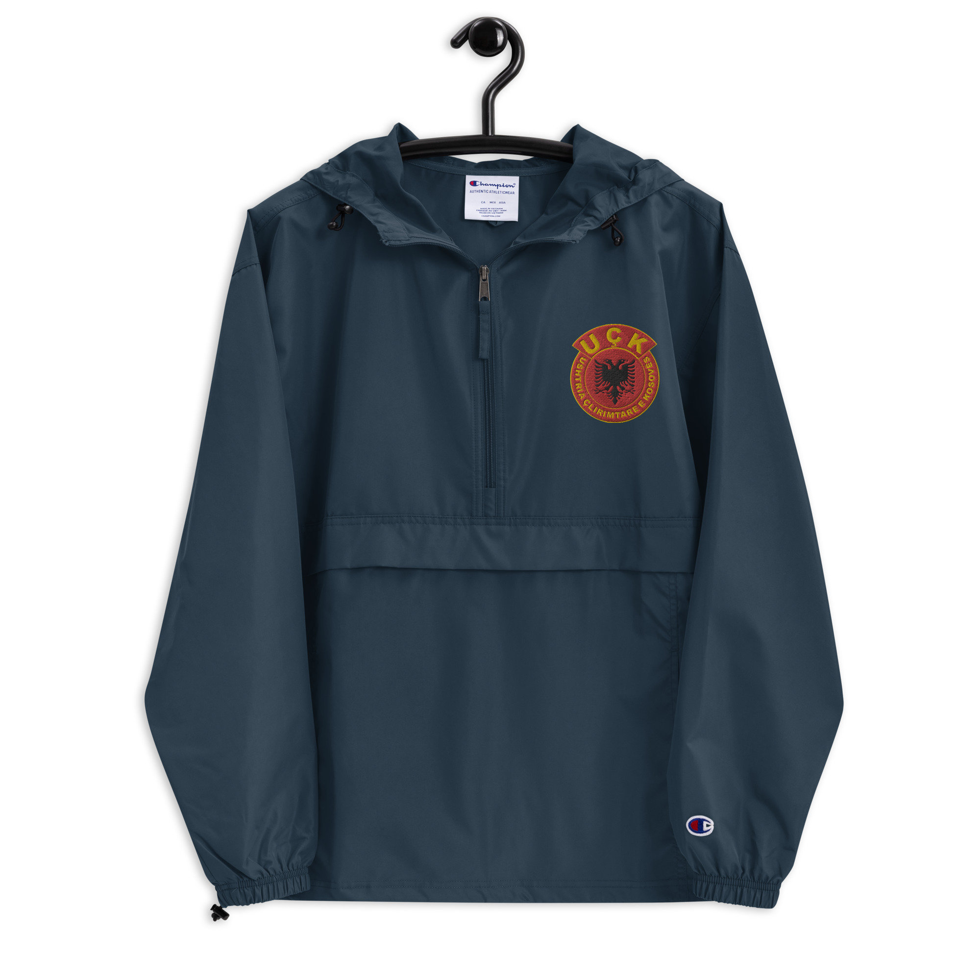 UÇK Embroidered Champion Packable Jacket | Albania | Kosovo