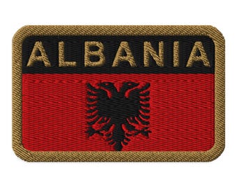 Albania Military Embroidered Patches