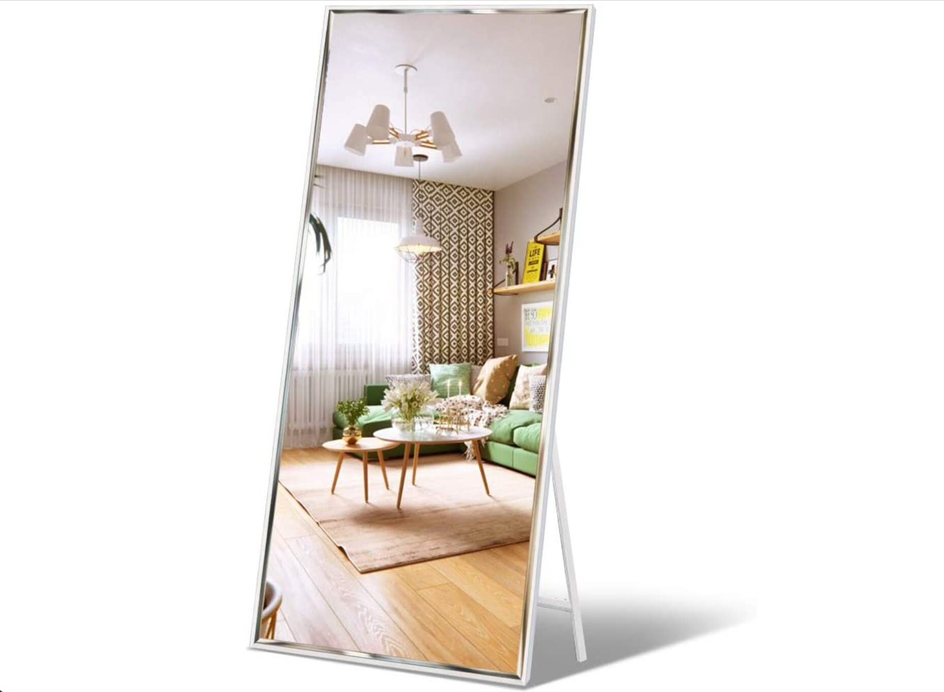 Full Length White Mirror 65x23 Bedroom Floor Etsy