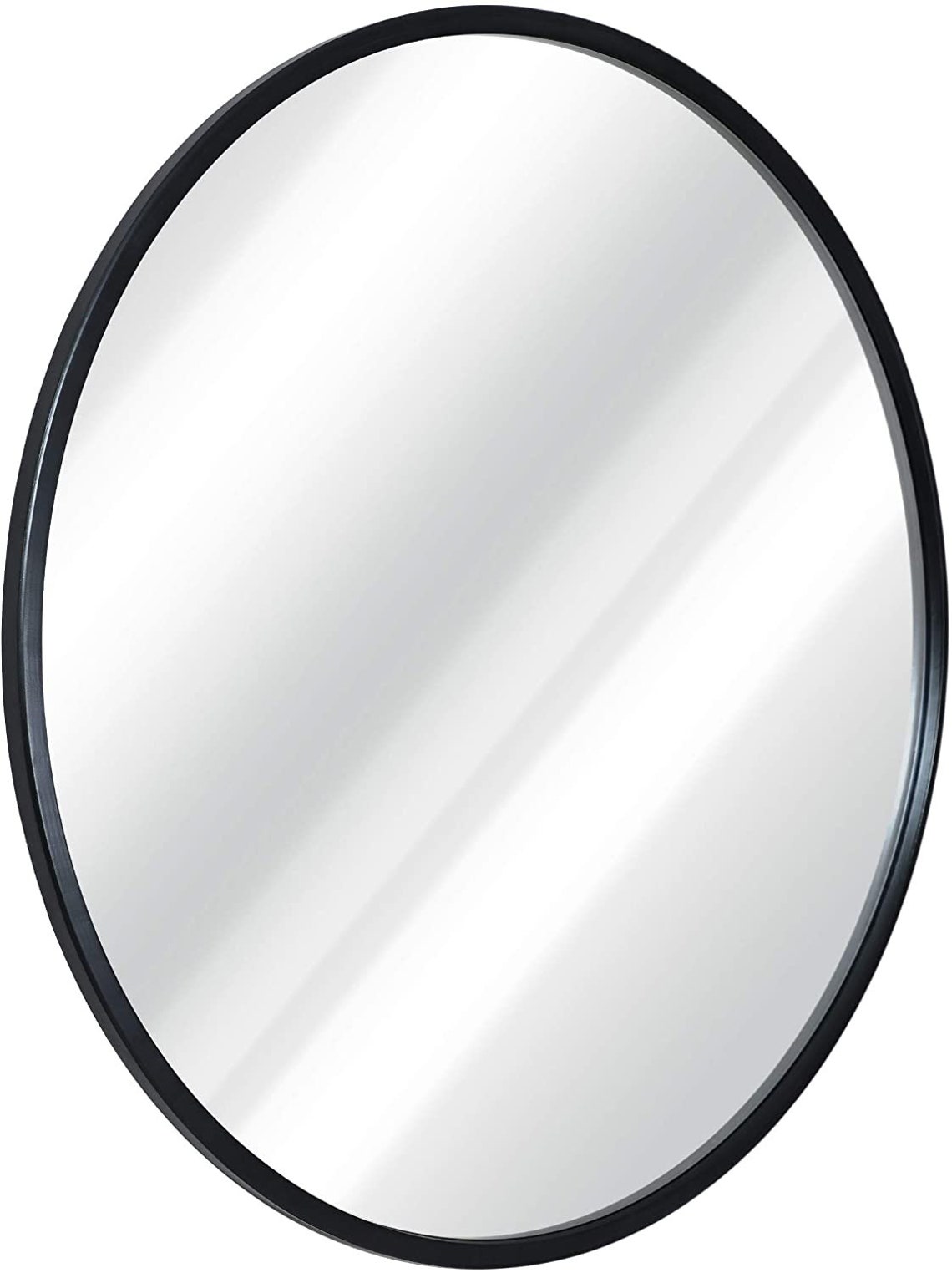 Black Circle Mirror 16 Inch Round Wall Mirror for Entryways Etsy