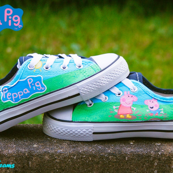 Customized peppa pig Themed trainers