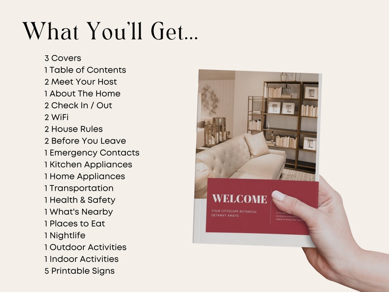 Airbnb House Manual Template Airbnb Welcome Book Airbnb - Etsy