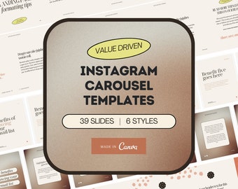 Instagram Carousel Templates Instagram Carousel Canva Instagram Post Template Editable Instagram Post Canva Templates for Instagram