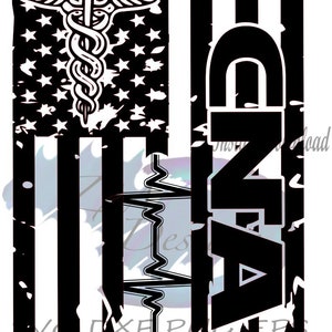 Flaga CNA Heart Beat Distress PNG i SVG