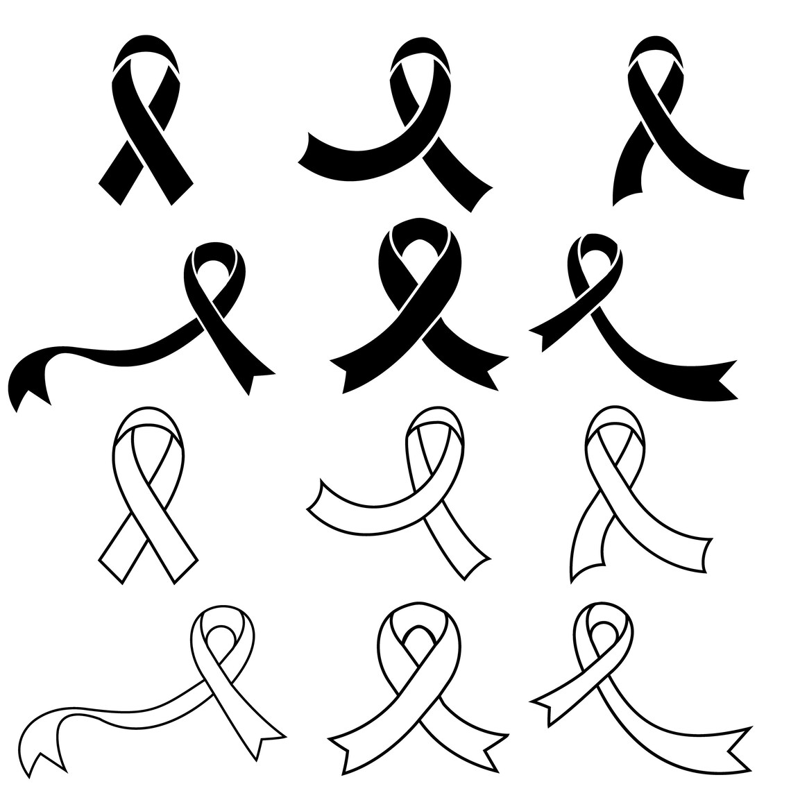 Awareness Ribbon SVG, Breast Cancer SVG, Cancer Ribbon SVG, Survivor ...