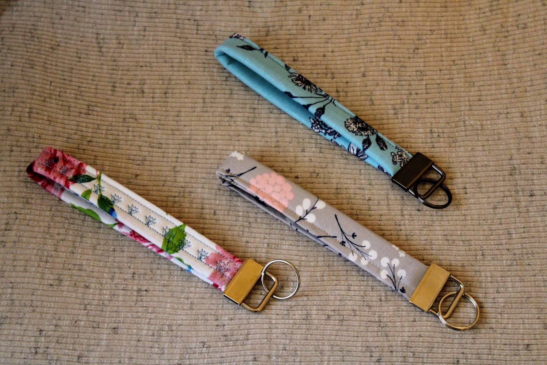 Floral Collection 1 Key Fob Wristlets Etsy