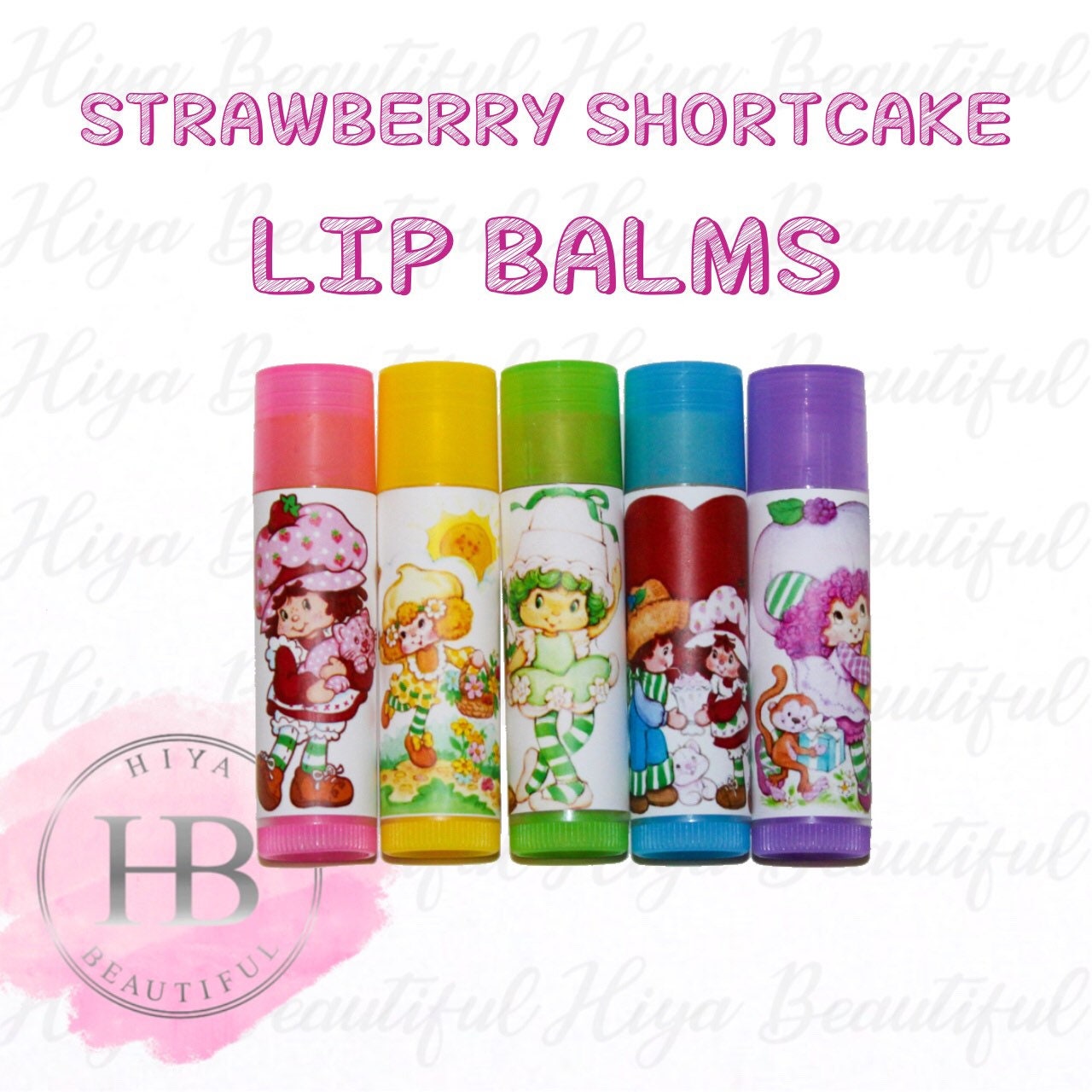 Strawberry Shortcake Lip Balms Etsy