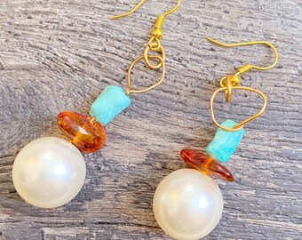 One-Of-A-Kind Handmade Drop Earrings