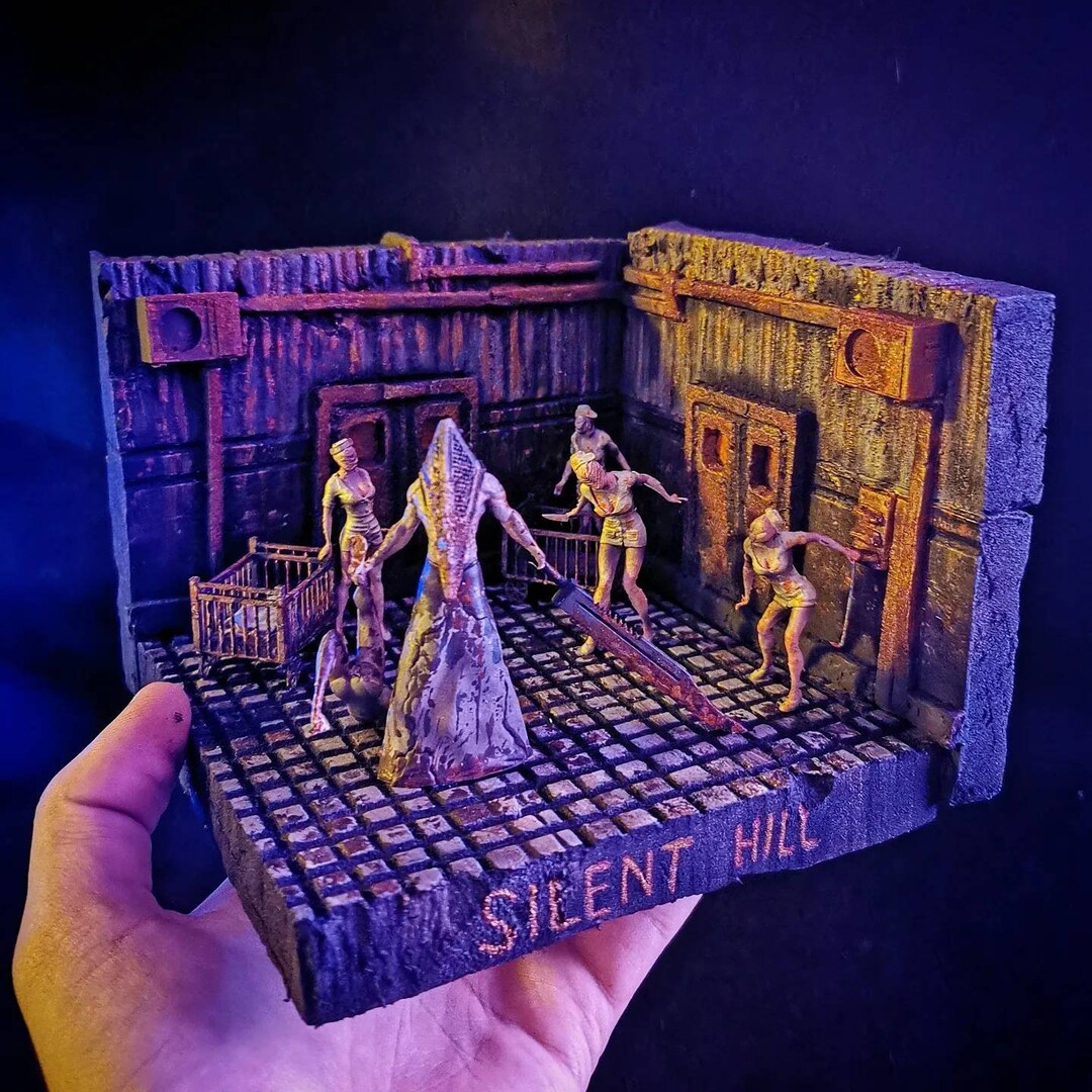 Silent Hill Model, Konami, Pyramid Head, Silent Hill World Etsy