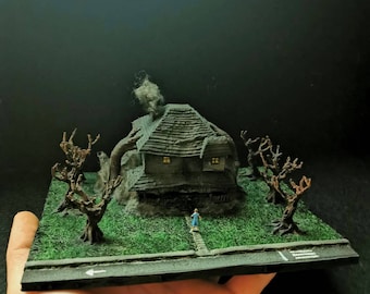 Monster House Model, Horror House, Scary House, Terror Mansion, Animation