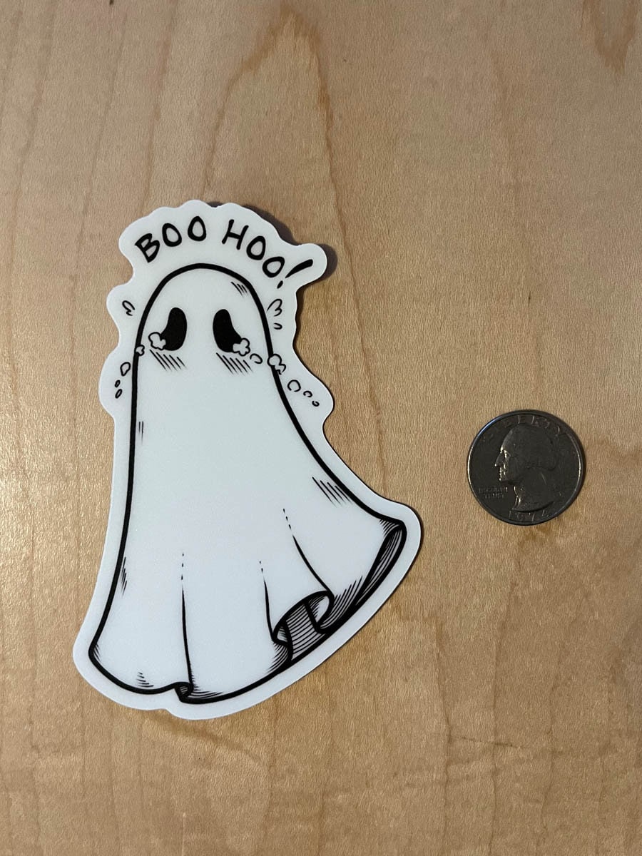 Ghost Glow in the Dark Sticker - Etsy