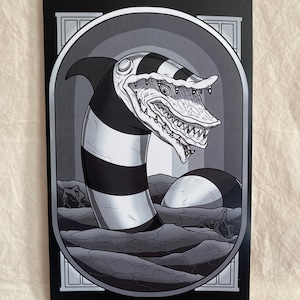 Beetlejuice Sandworm Print 11x17