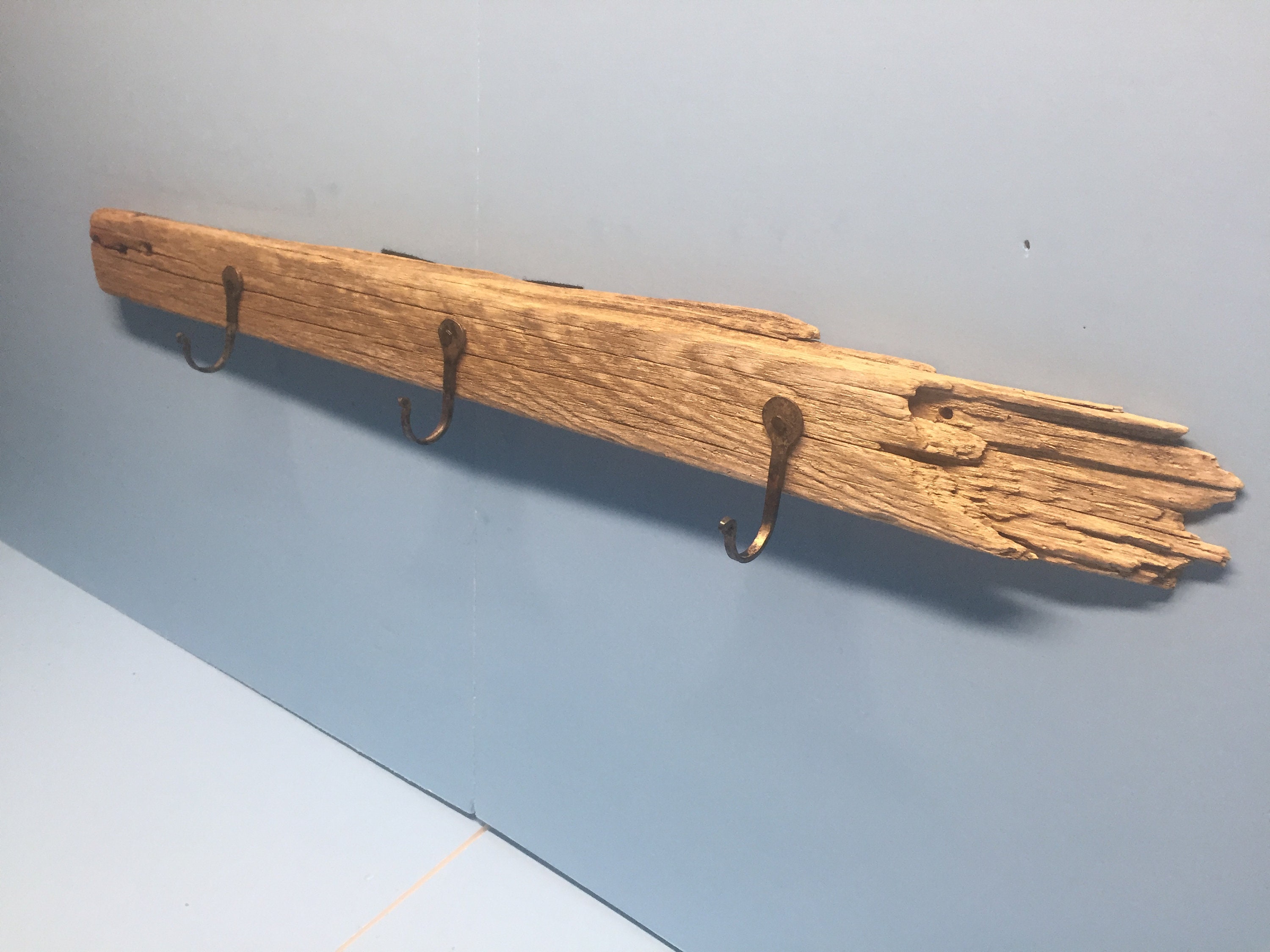 Driftwood Coat Rack Wall Hanging Unique Natural Etsy