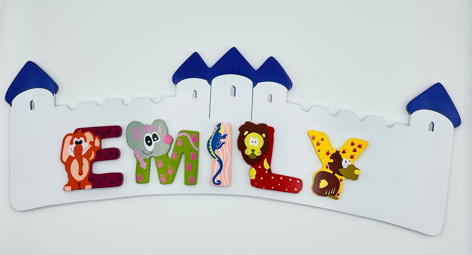 Toy Box wooden letters and names wall art Personalised names Etsy