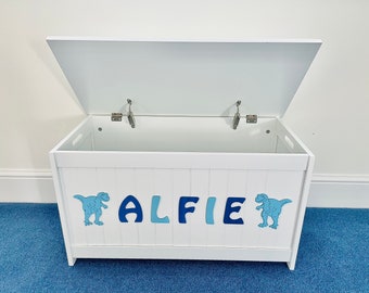 FREE UK DELIVERY Beautiful Children's Personalised Toy Box 