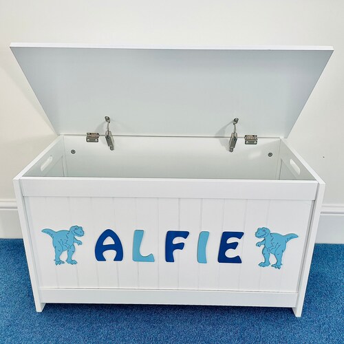 Personalised Toy Chest Toy Box Safety Feature Variety of Etsy UK