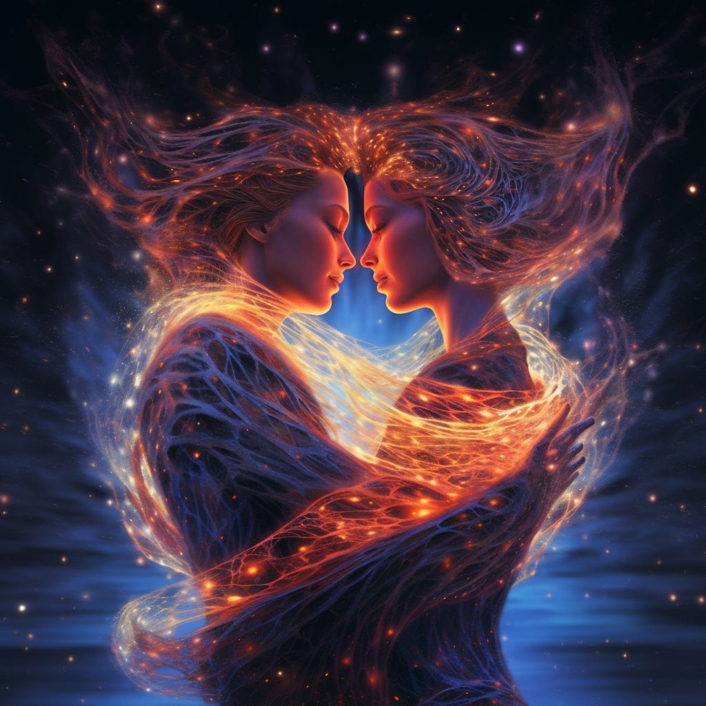 Your Twin Flame Energy Psychic Artwork Receive Within 24 Hours Soulmate  Energy Art 100% Custom and Personalized Psychic Love Art 