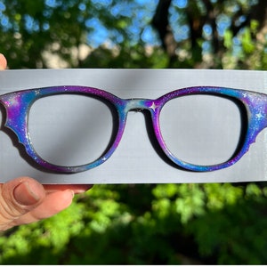 Space GLOW in the DARK/Galaxy BATS - Hauts de lunettes imprimés en 3D