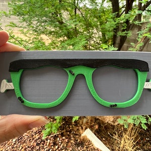 Le monstre de Frankenstein - Toppers pour lunettes imprimés en 3D