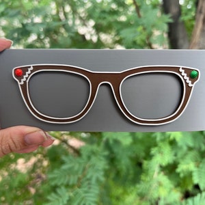 Pain d'épice - Toppers pour lunettes imprimés en 3D