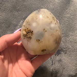 Montana Agate Freeform with Beautiful Orbs
