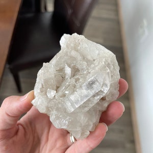 Large Quartz Cluster on Matrix from Brazil | CLEAR QUARTZ CLUSTER