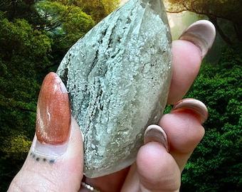 Lodalite Garden Quartz Dome | Scenic Quartz, Crown Chakra Crystal