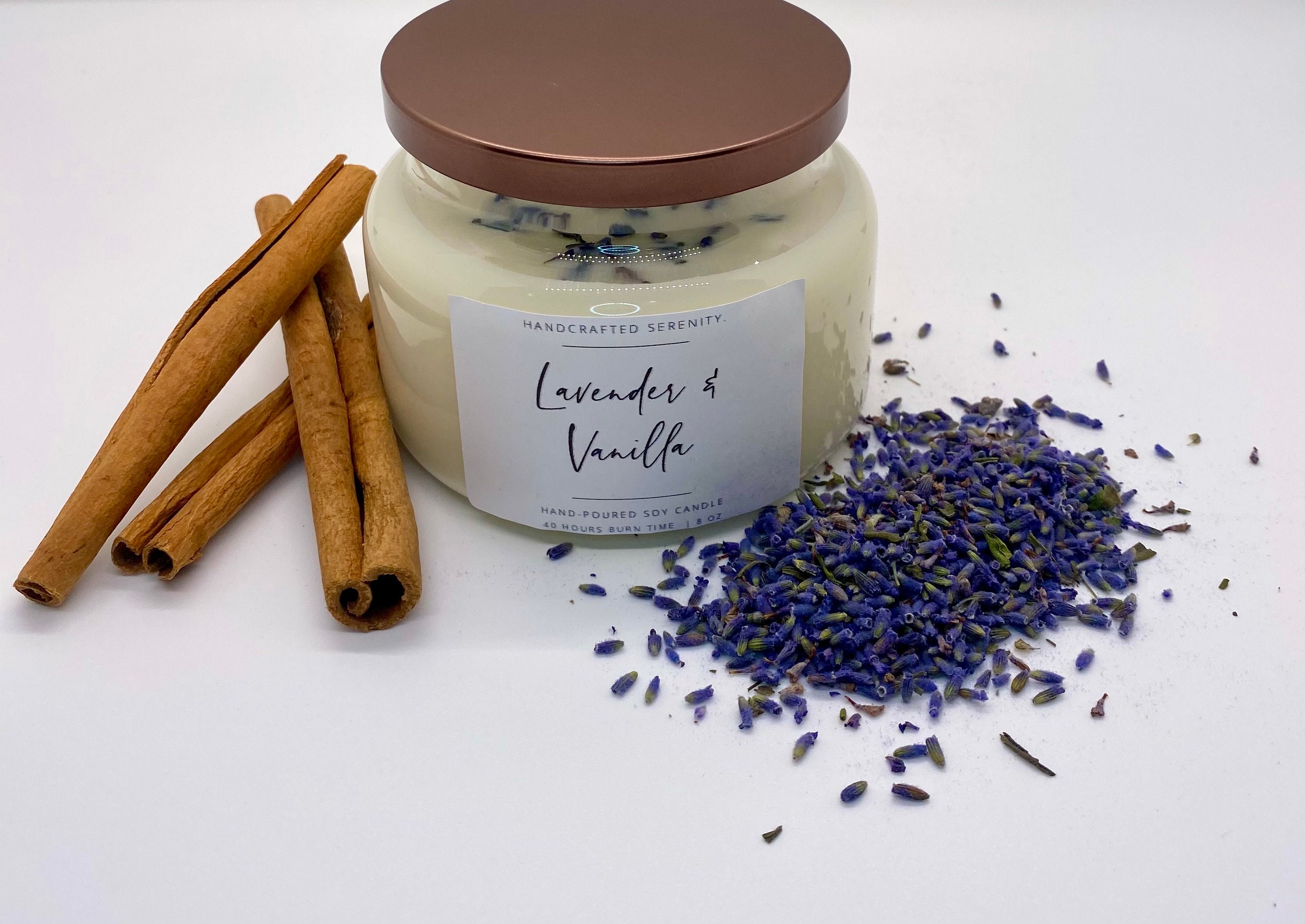 NCKIHRKK Ensemble 12 PCS Bougies Parfumée, Naturel Cire De Soja