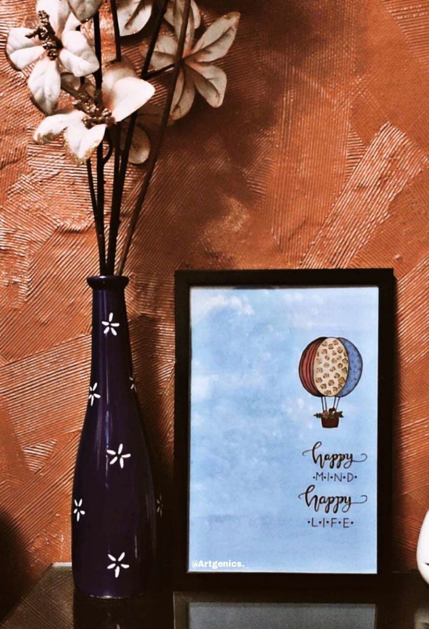 Wall posters Set of 4 handmade posters Etsy