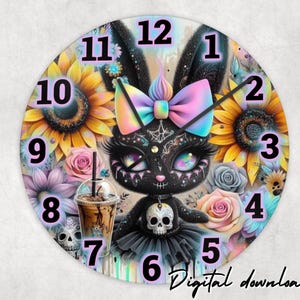 Clock design cute funny snarky sublimation clock png , Digital download, sublimation png, clock template , clock designs ,