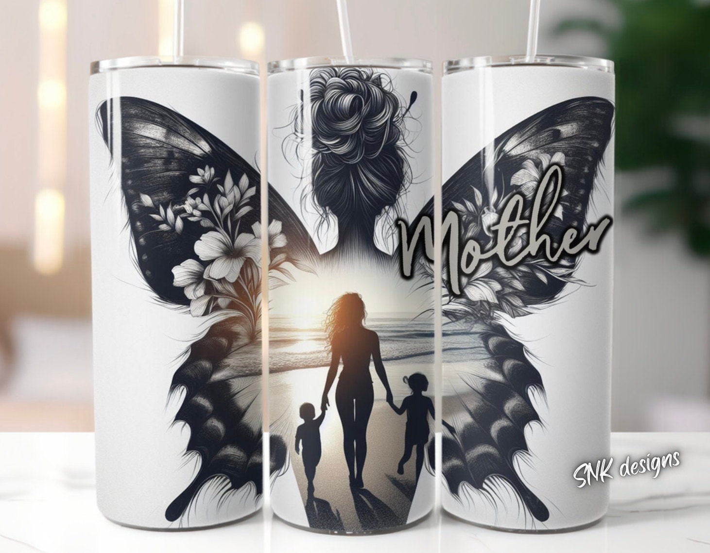 20oz tumbler wrap Mother’s Day  self love daily affirmations, Sublimation design templates, straight png Digital download.