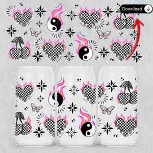 16oz Libby can wrap self love daily affirmations , Sublimation design templates, 16oz png Digital download. Clip art download, 16oz wrap