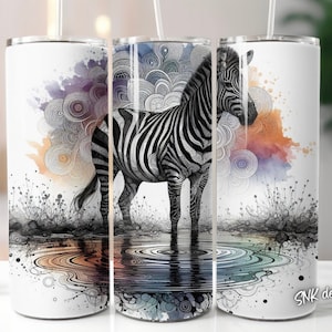 Zebra tumbler wrap, Sublimation design templates, straight png Digital download. 20oz tumbler wrap, flamingo tumbler wrap